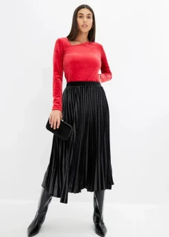 Damen bonprix Shirts & Tops|Shirt aus softem Samt