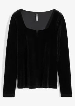 Damen bonprix Shirts & Tops|Shirt aus softem Samt