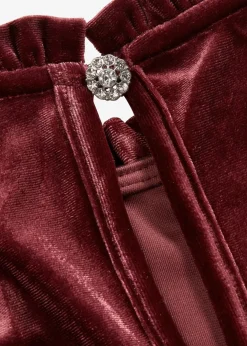 Clearance Shirt aus softem Samt Damen Shirts & Tops
