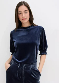Damen bonprix Shirts & Tops|Shirt aus softem Samt
