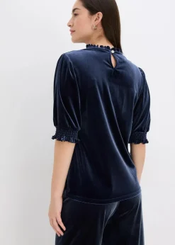 Damen bonprix Shirts & Tops|Shirt aus softem Samt