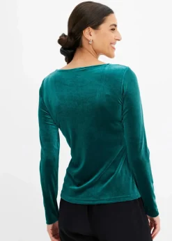 Damen bonprix Shirts & Tops|Shirt aus softem Samt
