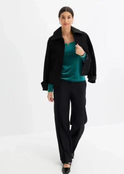 Damen bonprix Shirts & Tops|Shirt aus softem Samt