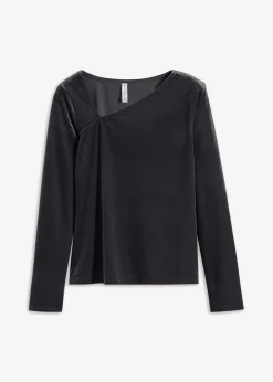 Damen bonprix Shirts & Tops|Shirt aus softem Samt