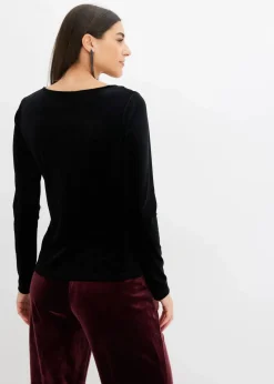 Damen bonprix Shirts & Tops|Shirt aus softem Samt