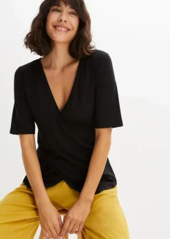 Damen bonprix Shirts & Tops|Nachhaltigere Materialien|Shirt aus softem Viskose-Mix