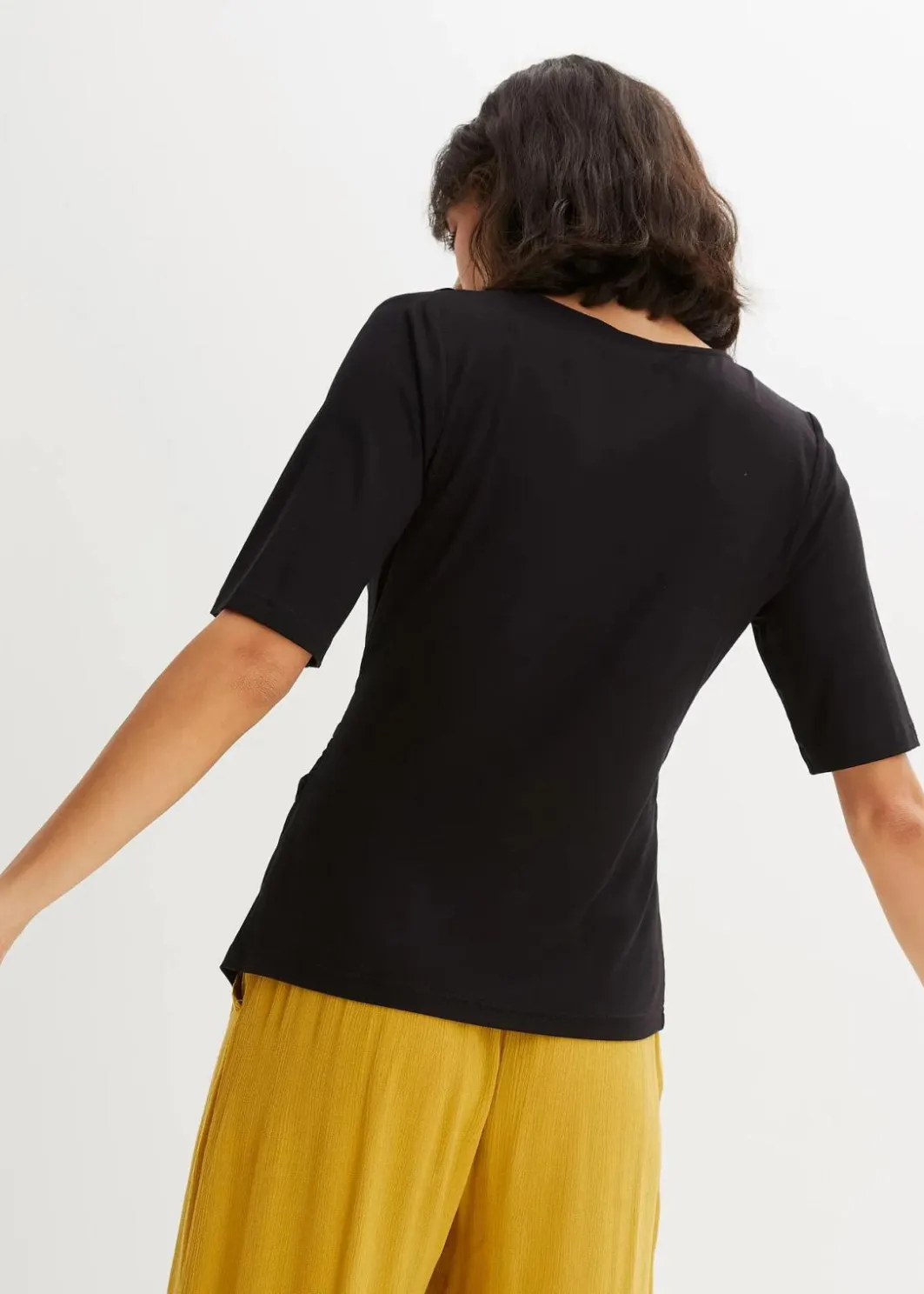 Damen bonprix Shirts & Tops|Nachhaltigere Materialien|Shirt aus softem Viskose-Mix