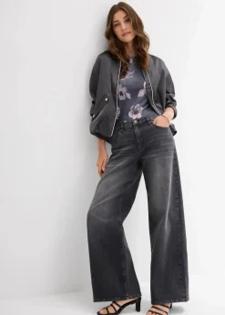 Damen bonprix Shirts & Tops|Nachhaltigere Materialien|Shirt aus softem Viskose-Mix