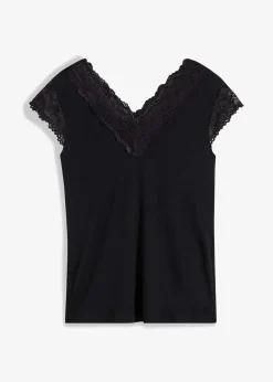 Damen bonprix Nachhaltigere Materialien|Shirts & Tops|Shirt aus softem Viskose-Mix