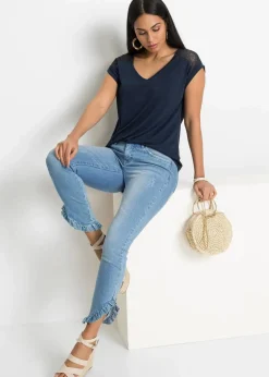 Hot Shirt aus softem Viskose-Mix Damen Nachhaltigere Materialien|Shirts & Tops