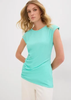 Online Shirt aus strukturiertem Crêpe Damen Shirts & Tops