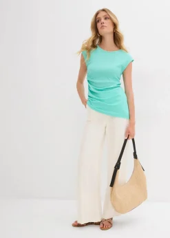 Online Shirt aus strukturiertem Crêpe Damen Shirts & Tops