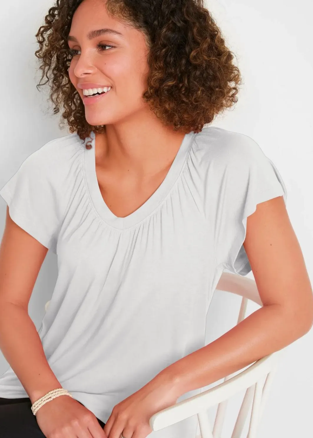 Best Shirt aus Viskose-Mix Damen Nachhaltigere Materialien|Shirts & Tops