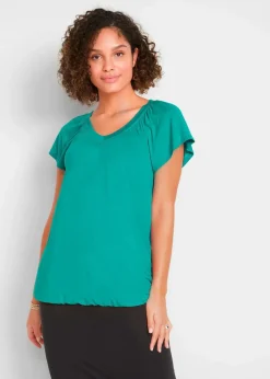 Damen bonprix Nachhaltigere Materialien|Shirts & Tops|Shirt aus Viskose-Mix