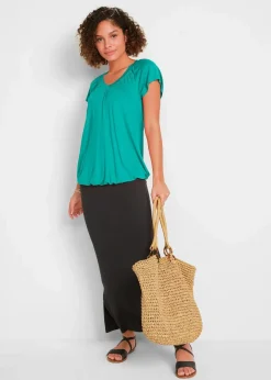 Damen bonprix Nachhaltigere Materialien|Shirts & Tops|Shirt aus Viskose-Mix