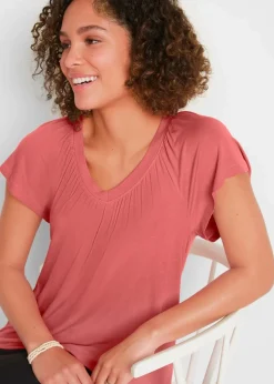 New Shirt aus Viskose-Mix Damen Nachhaltigere Materialien|Shirts & Tops