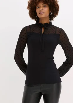 Damen bonprix Nachhaltigere Materialien|Shirts & Tops|Shirt aus Viskose-Mix