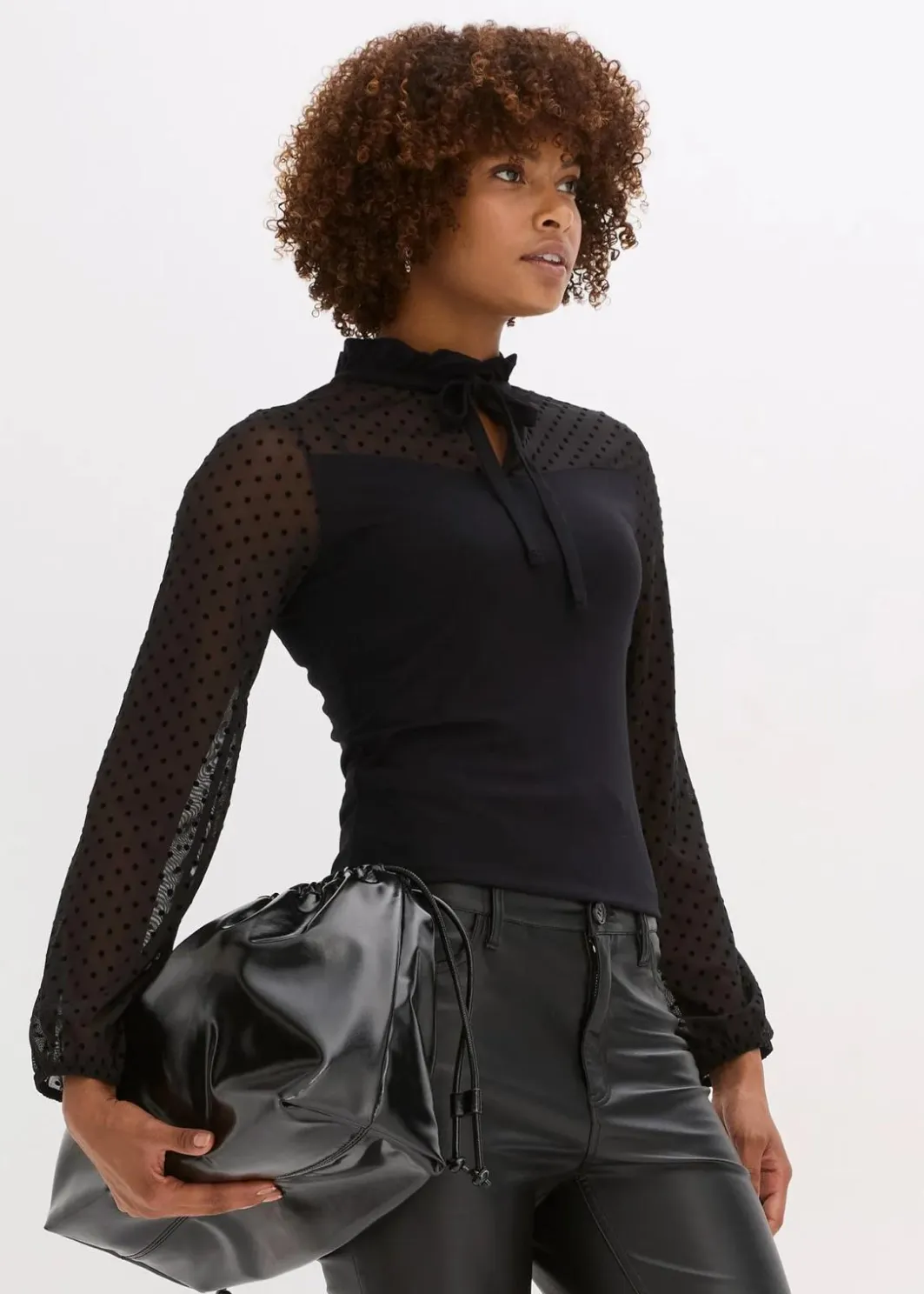 Damen bonprix Nachhaltigere Materialien|Shirts & Tops|Shirt aus Viskose-Mix