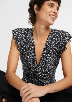 Damen bonprix Shirts & Tops|Nachhaltigere Materialien|Shirt aus Viskose-Mix