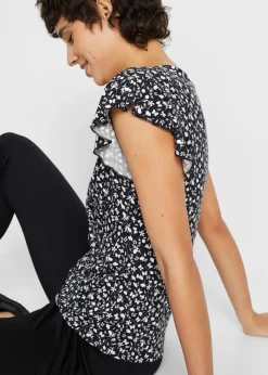 Damen bonprix Shirts & Tops|Nachhaltigere Materialien|Shirt aus Viskose-Mix