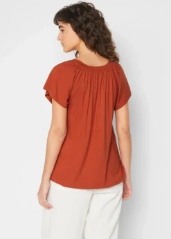 Damen bonprix Nachhaltigere Materialien|Shirts & Tops|Shirt aus Viskose-Mix