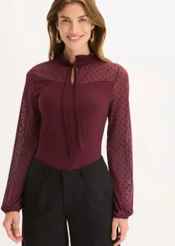 Outlet Shirt aus Viskose-Mix Damen Shirts & Tops|Nachhaltigere Materialien