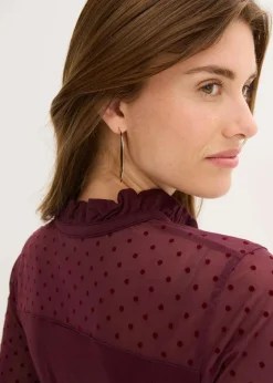 Outlet Shirt aus Viskose-Mix Damen Shirts & Tops|Nachhaltigere Materialien