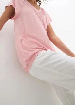 Damen bonprix Nachhaltigere Materialien|Shirts & Tops|Shirt aus Viskose-Mix