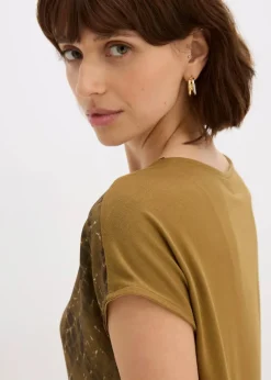 Damen bonprix Shirts & Tops|Shirt aus Web-Mix