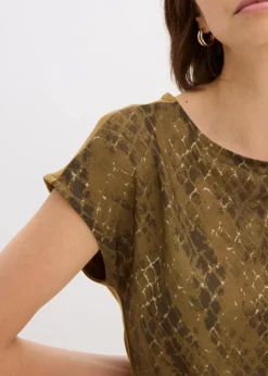 Damen bonprix Shirts & Tops|Shirt aus Web-Mix