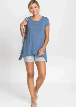 Damen bonprix Nachhaltigere Materialien|Shirts & Tops|Shirt in asymmetrischer Länge