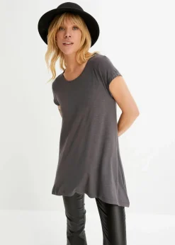 Damen bonprix Shirts & Tops|Nachhaltigere Materialien|Shirt in asymmetrischer Länge