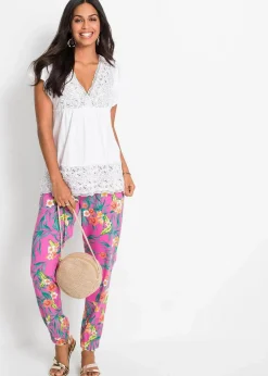 Damen bonprix Nachhaltigere Materialien|Shirts & Tops|Shirt in Viskose-Baumwoll-Mix