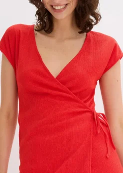 Damen bonprix Shirts & Tops|Shirt in Wickeloptik