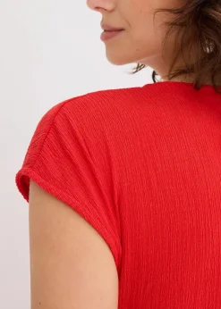 Damen bonprix Shirts & Tops|Shirt in Wickeloptik