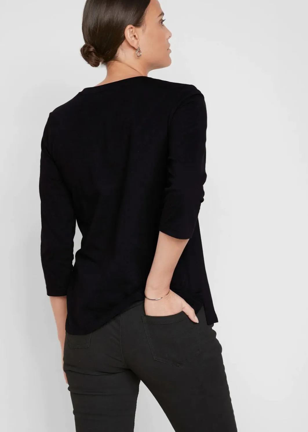 Online Shirt mit 3/4 Ärmel Damen Shirts & Tops