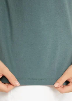 Damen bonprix Shirts & Tops|Shirt mit dekorativem Ausschnitt
