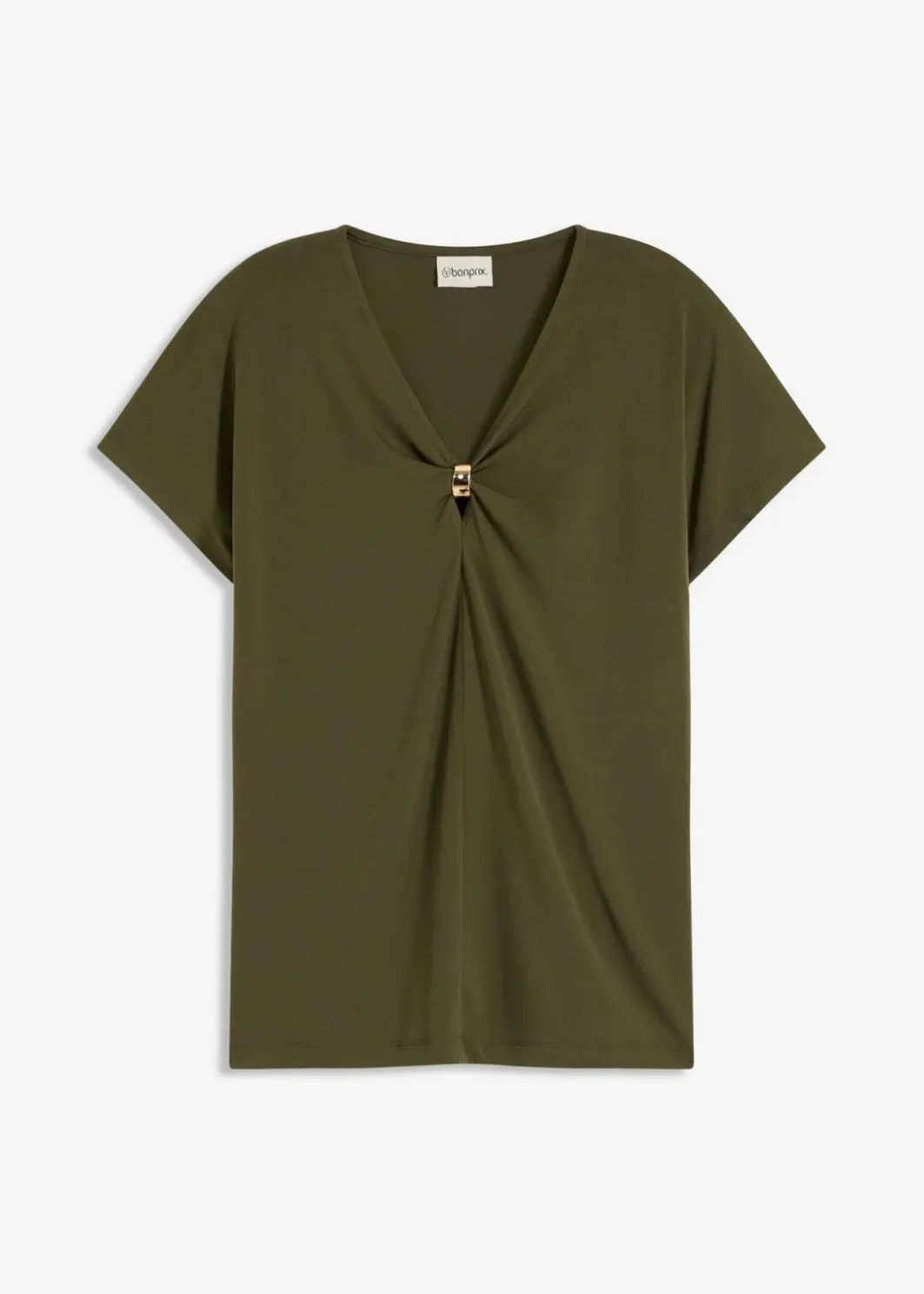 Damen bonprix Shirts & Tops|Shirt mit dekorativem Ring