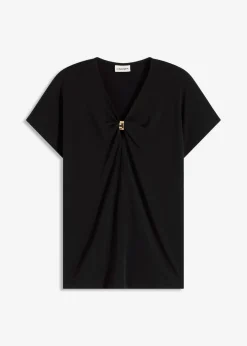 Damen bonprix Shirts & Tops|Shirt mit dekorativem Ring