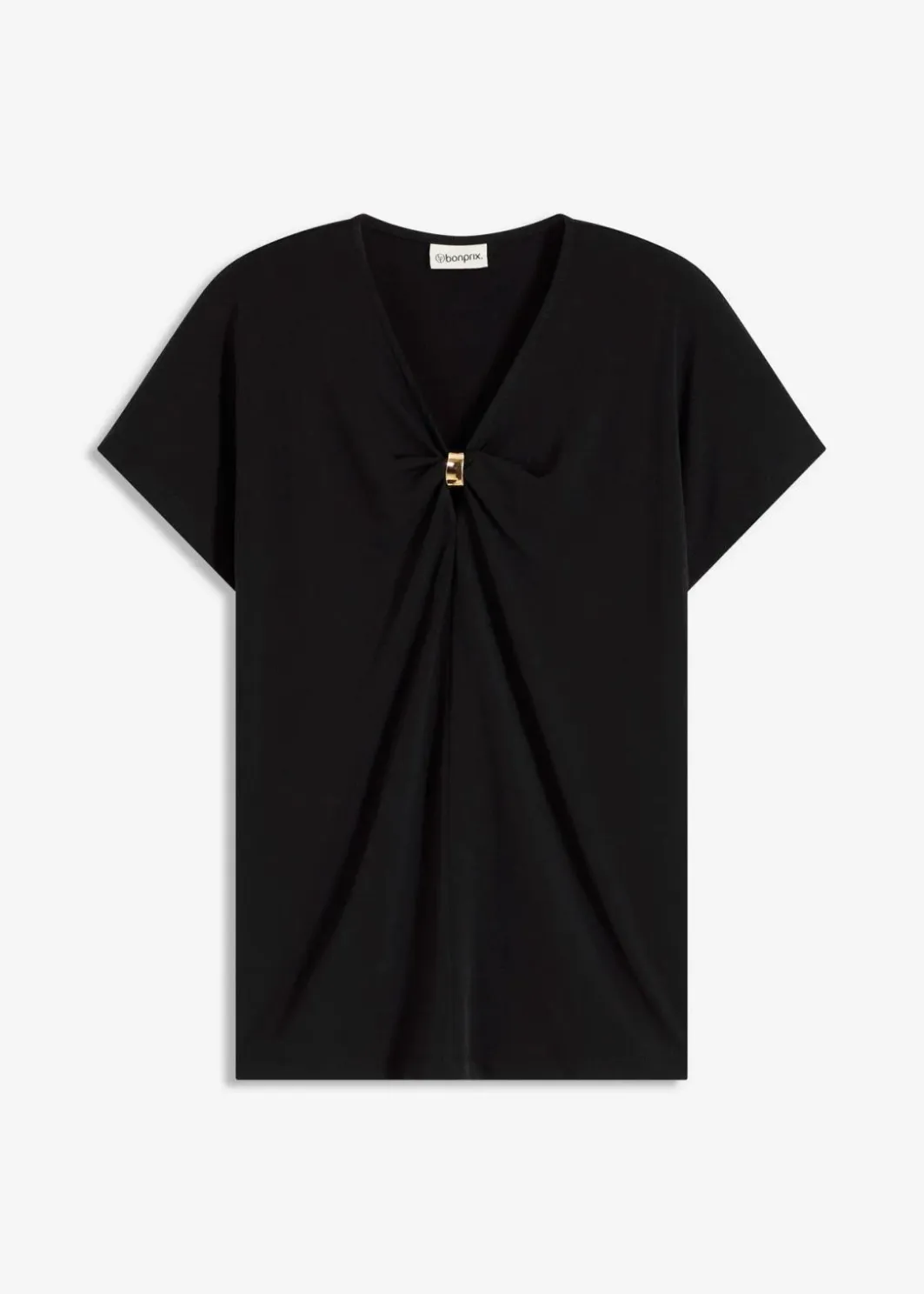 Damen bonprix Shirts & Tops|Shirt mit dekorativem Ring