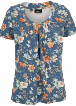 Clearance Shirt mit Druck, kurzarm Damen Shirts & Tops