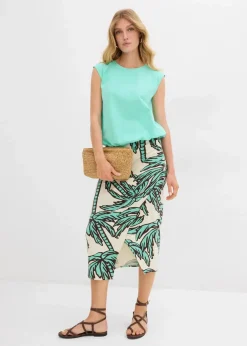 New Shirt mit elastischem Bündchen Damen Shirts & Tops