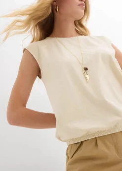 Damen bonprix Shirts & Tops|Shirt mit elastischem Bündchen