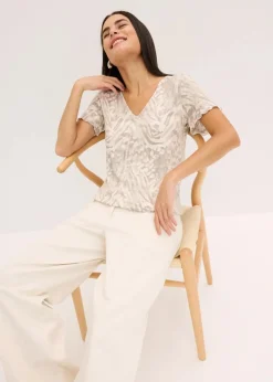 Sale Shirt mit Gummibund Damen Shirts & Tops