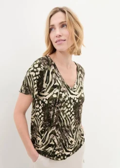 Damen bonprix Shirts & Tops|Shirt mit Gummibund
