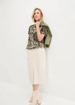 Damen bonprix Shirts & Tops|Shirt mit Gummibund