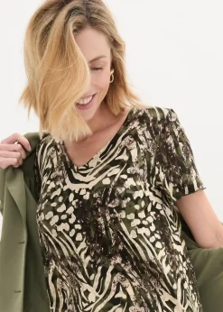 Damen bonprix Shirts & Tops|Shirt mit Gummibund