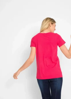 Discount Shirt mit Herzdruck aus Bio-Baumwolle Damen Nachhaltigere Materialien|Shirts & Tops