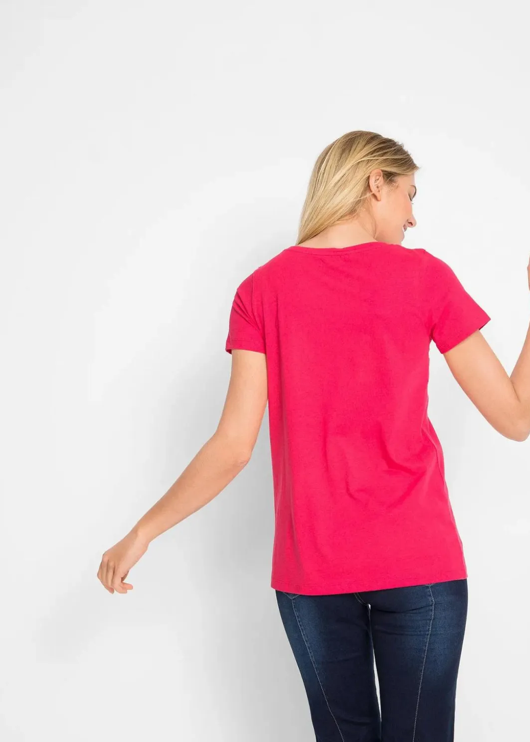 Discount Shirt mit Herzdruck aus Bio-Baumwolle Damen Nachhaltigere Materialien|Shirts & Tops