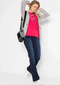 Discount Shirt mit Herzdruck aus Bio-Baumwolle Damen Nachhaltigere Materialien|Shirts & Tops
